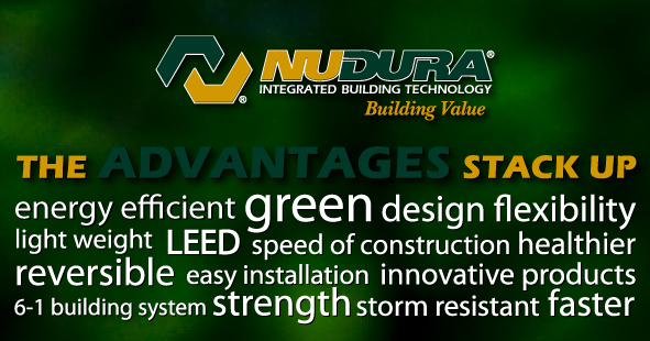 The NUDURA Advantages stack up with their innovative concrete forms